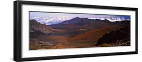 Volcanic Crater, Haleakala, Maui, Big Island, Hawaii, USA-null-Framed Photographic Print