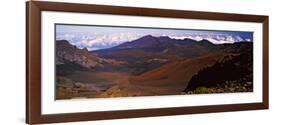 Volcanic Crater, Haleakala, Maui, Big Island, Hawaii, USA-null-Framed Photographic Print