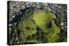 Volcanic Crater, Mt. Eden, Auckland, North Island, New Zealand-David Wall-Stretched Canvas