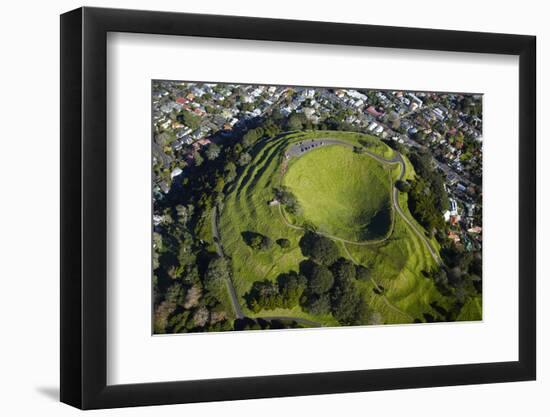 Volcanic Crater, Mt. Eden, Auckland, North Island, New Zealand-David Wall-Framed Photographic Print