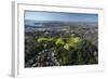 Volcanic Crater, Mt. Eden Domain, Auckland, North Island, New Zealand-David Wall-Framed Photographic Print