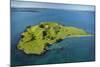 Volcanic Craters on Browns Island, or Motokorea, Hauraki Gulf, Auckland, North Island, New Zealand-David Wall-Mounted Photographic Print