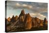 Volcanic Desert Landscape and its Fabulous Geographical Structures Caught in Evening Light-David Clapp-Stretched Canvas