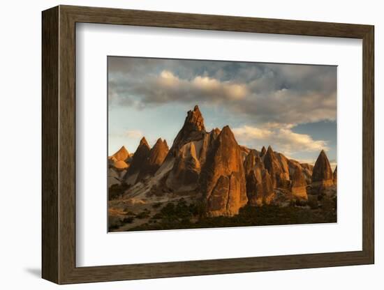 Volcanic Desert Landscape and its Fabulous Geographical Structures Caught in Evening Light-David Clapp-Framed Photographic Print