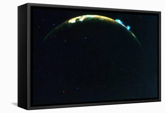 Volcanic Eruption on Jupiter's Moon, Lo, 1979-null-Framed Stretched Canvas