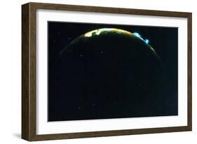 Volcanic Eruption on Jupiter's Moon, Lo, 1979-null-Framed Giclee Print