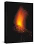 Volcanic Explosion at Night-null-Stretched Canvas