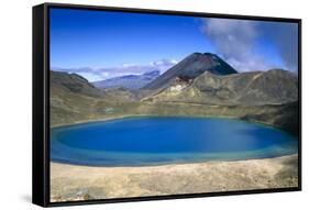 Volcanic Lake-Jeremy Walker-Framed Stretched Canvas