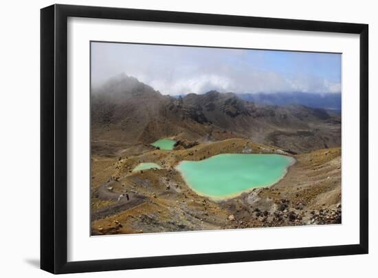 Volcanic Lakes, New Zealand-Cordelia Molloy-Framed Premium Photographic Print