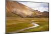 Volcanic landscape at Landmannalaugar National Park, Iceland-Kristin Piljay-Mounted Photographic Print