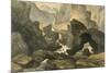 Volcanic Landscape-null-Mounted Premium Giclee Print