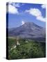 Volcanic Mount Batur, Bali, Indonesia, Southeast Asia-Gavin Hellier-Stretched Canvas