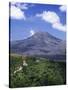 Volcanic Mount Batur, Bali, Indonesia, Southeast Asia-Gavin Hellier-Stretched Canvas