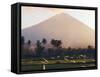 Volcanic Mount Gunung Batur, Bali, Indonesia-J P De Manne-Framed Stretched Canvas