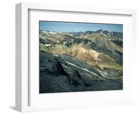 Volcanic Mountains Formed Mainly of Rhyolite at Landamannalaugar, Iceland, Polar Regions-Nigel Callow-Framed Photographic Print