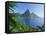 Volcanic Peaks of the Pitons, Soufriere Bay, St. Lucia, Caribbean, West Indies, Central America-Gavin Hellier-Framed Stretched Canvas