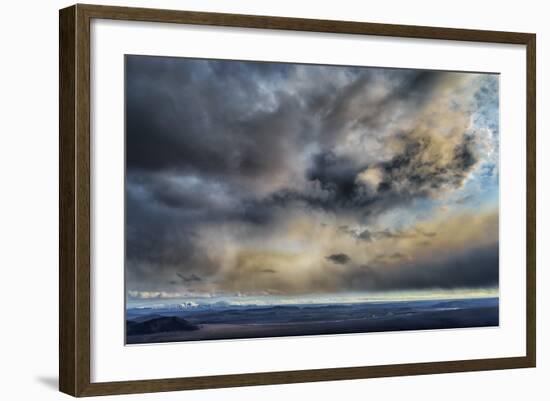 Volcanic Plumes with Poisonous Gases, Holuhraun Fissure Eruption, Bardarbunga Volcano, Iceland-Arctic-Images-Framed Photographic Print