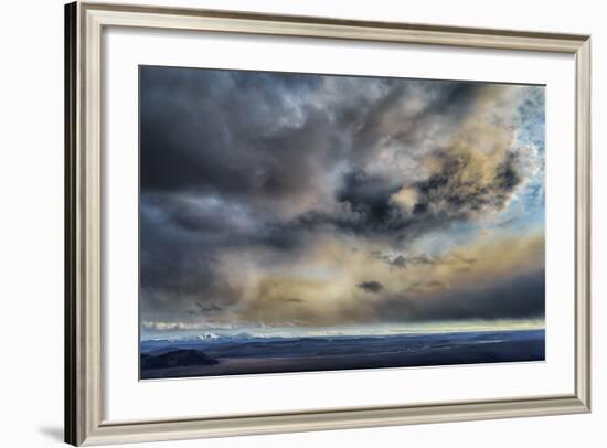 Volcanic Plumes with Poisonous Gases, Holuhraun Fissure Eruption, Bardarbunga Volcano, Iceland-Arctic-Images-Framed Photographic Print