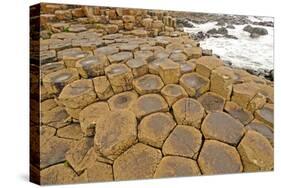 Volcanic Rock Formation near the Ocean-wildnerdpix-Stretched Canvas