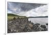 Volcanic rock formations on the shores of White Lake, Tariat district, North Hangay province, Mongo-Francesco Vaninetti-Framed Photographic Print