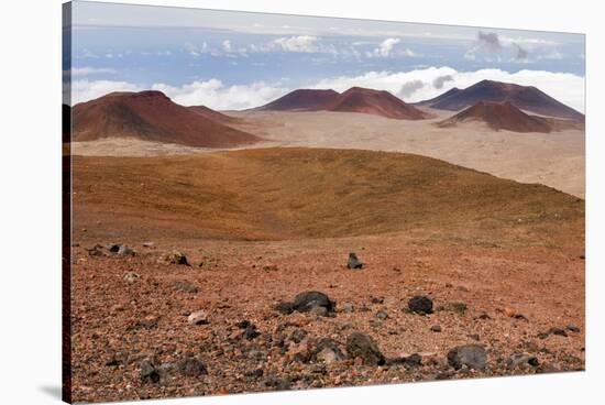 Volcanic Rock Formations , the Big Island of Hawaii-James White-Stretched Canvas