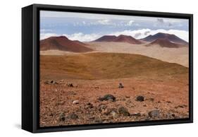 Volcanic Rock Formations , the Big Island of Hawaii-James White-Framed Stretched Canvas