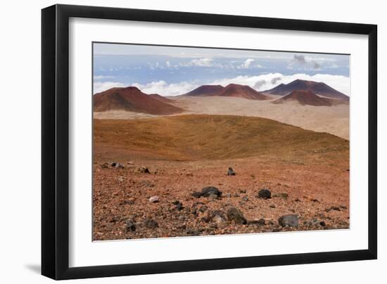 Volcanic Rock Formations , the Big Island of Hawaii-James White-Framed Photographic Print