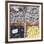 Volcanic rock souvenirs, Lipari Island, Aeolian Islands, UNESCO World Heritage Site, Sicily, Italy,-Marco Simoni-Framed Photographic Print