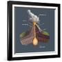 Volcanic Structure-Spencer Sutton-Framed Giclee Print