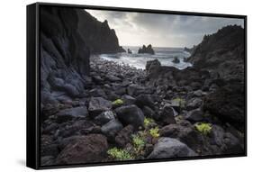 Volcano Coast, Garachico, Tenerife, Canary Islands, Spain-Marco Isler-Framed Stretched Canvas