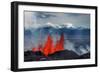 Volcano Eruption at the Holuhraun Fissure Near Bardarbunga Volcano, Iceland-null-Framed Photographic Print