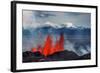 Volcano Eruption at the Holuhraun Fissure Near Bardarbunga Volcano, Iceland-null-Framed Photographic Print