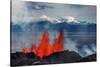 Volcano Eruption at the Holuhraun Fissure Near Bardarbunga Volcano, Iceland-null-Stretched Canvas