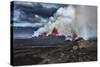 Volcano Eruption at the Holuhraun Fissure near Bardarbunga Volcano, Iceland-Arctic-Images-Stretched Canvas