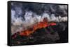 Volcano Eruption at the Holuhraun Fissure near Bardarbunga Volcano, Iceland-Arctic-Images-Framed Stretched Canvas