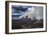 Volcano Eruption at the Holuhraun Fissure near Bardarbunga Volcano, Iceland-Arctic-Images-Framed Photographic Print