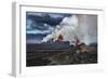 Volcano Eruption at the Holuhraun Fissure near Bardarbunga Volcano, Iceland-Arctic-Images-Framed Photographic Print