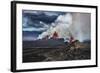 Volcano Eruption at the Holuhraun Fissure near Bardarbunga Volcano, Iceland-Arctic-Images-Framed Photographic Print