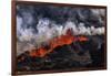 Volcano Eruption at the Holuhraun Fissure near Bardarbunga Volcano, Iceland-Arctic-Images-Framed Photographic Print