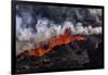 Volcano Eruption at the Holuhraun Fissure near Bardarbunga Volcano, Iceland-Arctic-Images-Framed Photographic Print