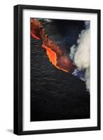 Volcano Eruption at the Holuhraun Fissure Near the Bardarbunga Volcano, Iceland-null-Framed Premium Photographic Print