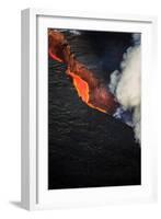 Volcano Eruption at the Holuhraun Fissure Near the Bardarbunga Volcano, Iceland-null-Framed Photographic Print
