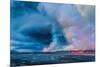 Volcano Eruption at the Holuhraun Fissure Near the Bardarbunga Volcano, Iceland-Ragnar Th Sigurdsson-Mounted Photographic Print