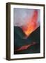 Volcano Eruption-Adrian Warren-Framed Photographic Print