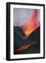 Volcano Eruption-Adrian Warren-Framed Photographic Print