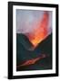 Volcano Eruption-Adrian Warren-Framed Photographic Print