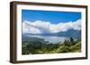 Volcano Gunung Batur Crater Lake, Bali, Indonesia, Southeast Asia, Asia-Michael Runkel-Framed Photographic Print