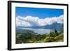 Volcano Gunung Batur Crater Lake, Bali, Indonesia, Southeast Asia, Asia-Michael Runkel-Framed Photographic Print