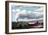 Volcano House - Hawaii Volcanoes National Park-Lantern Press-Framed Art Print