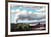 Volcano House - Hawaii Volcanoes National Park-Lantern Press-Framed Premium Giclee Print